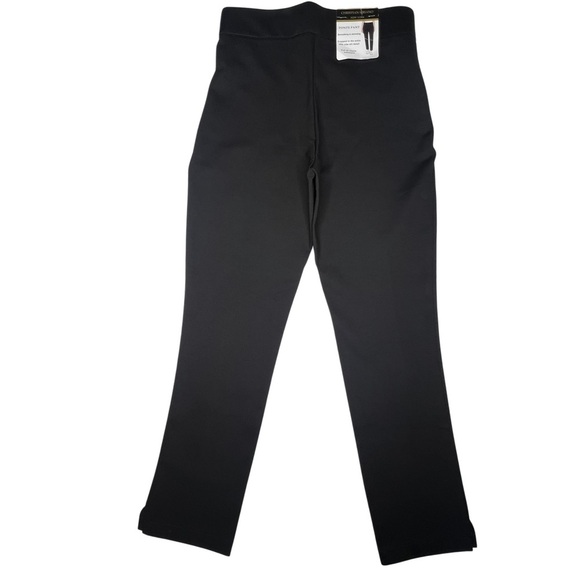 NEW Christian Siriano Ponte Pants Ankle Cropped Career Office Black XS NWT - Picture 10 of 11